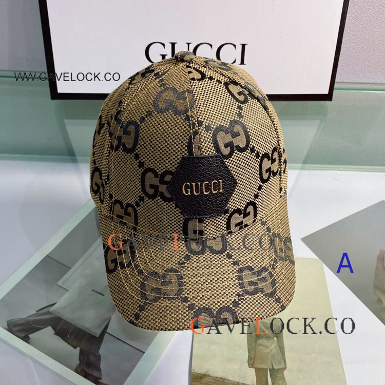 Fashion Double G Baseball Caps in Canvas